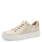 Preview: Sneaker Marco Tozzi, creme metallic