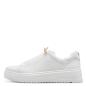 Preview: Marco Tozzi Sneaker, weiß mit goldenen Details