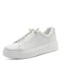 Preview: Marco Tozzi Sneaker, weiß mit goldenen Details