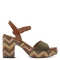Preview: Marco Tozzi Sandalen mit Korkabsatz