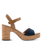 Preview: Marco Tozzi Sandalen mit Korkabsatz