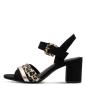 Preview: Sandalette Marco Tozzi, schwarz/ Leo