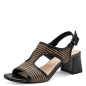 Preview: Marco Tozzi Sandalette black comb.
