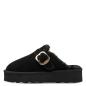 Preview: Marco Tozzi by GMK gefütterte Slipper mit Plateau, schwarz