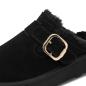Preview: Marco Tozzi by GMK gefütterte Slipper mit Plateau, schwarz