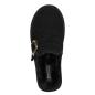 Preview: Marco Tozzi by GMK gefütterte Slipper mit Plateau, schwarz