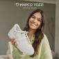 Preview: Marco Tozzi Sneaker, weiß mit goldenen Details