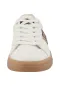 Preview: Tom Tailor Echtleder Sneaker weiß/gold