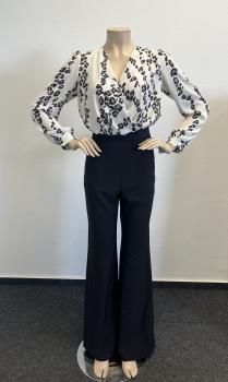 Rinascimento Overall/Jumpsuit mit schwarzem Leoprint