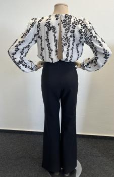 Rinascimento Overall/Jumpsuit mit schwarzem Leoprint