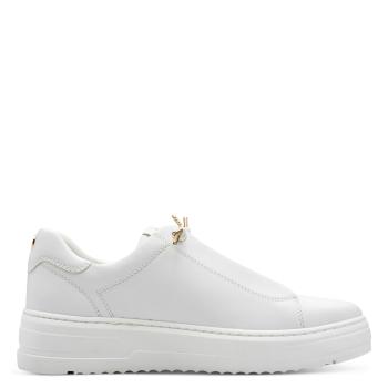 Marco Tozzi Sneaker, weiß mit goldenen Details