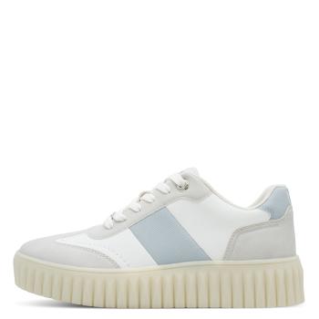 Preview: Marco Tozzi Sneaker White/Blue