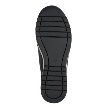 Marco Tozzi Sneaker, schwarz mit leichtem Leoprint