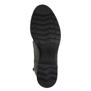 Marco Tozzi Schnürstiefel, Dk. Grau