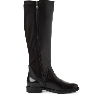Preview: Marco Tozzi Echtleder Stiefel Damen, black comb.