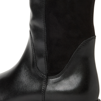 Preview: Marco Tozzi Echtleder Stiefel Damen, black comb.