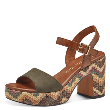 Marco Tozzi Sandalen mit Korkabsatz