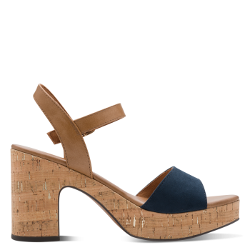Preview: Marco Tozzi Sandalen mit Korkabsatz