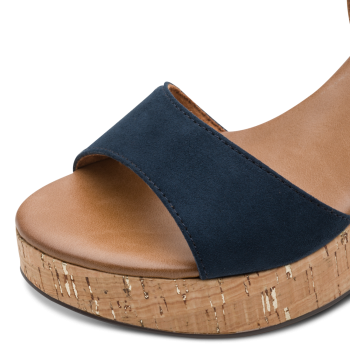 Preview: Marco Tozzi Sandalen mit Korkabsatz