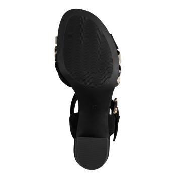 Sandalette Marco Tozzi, schwarz/ Leo