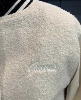 Guess Collegejacke mit Wolloptik