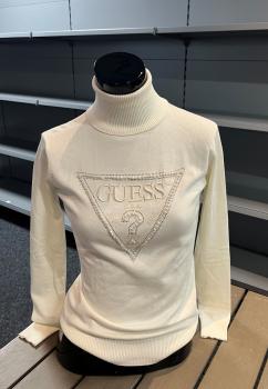 Preview: Guess Damen Pullover mit Perlenverzierung