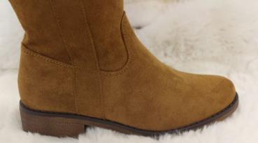 Marquiiz Wildleder Stiefel, Camel