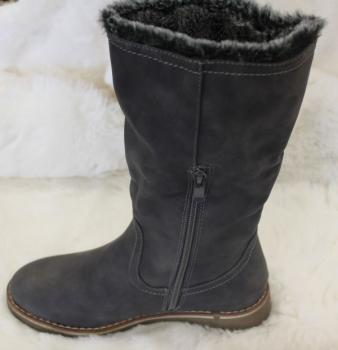 Stiefel,gefüttert,Grau