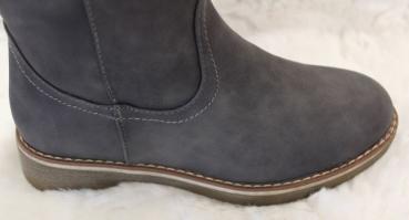 Stiefel,gefüttert,Grau