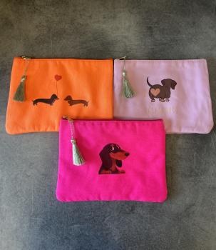 Kosmetiktaschen, viele verschiedene Farben
