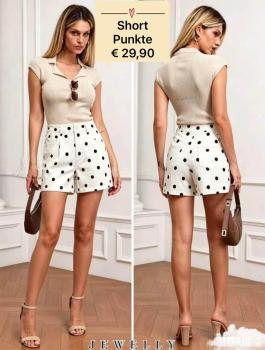 Damen Shorts Punkte