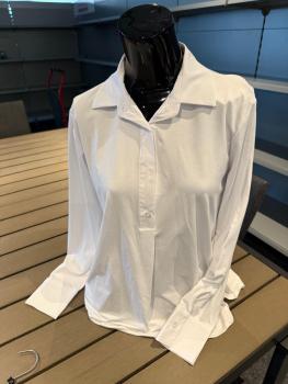 ESViViD Jersey Bluse mit halber Knopfleiste in verschiedenen Farben