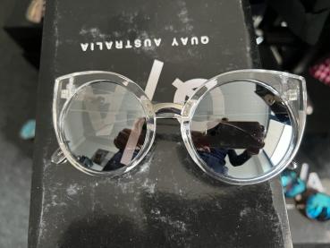 Sonnenbrille silber, Quay