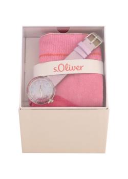 Preview: s.Oliver Kinderarmbanduhr in rosa und blau