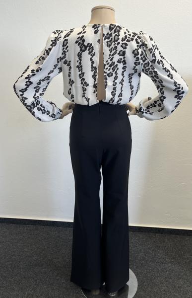 Rinascimento Overall/Jumpsuit mit schwarzem Leoprint