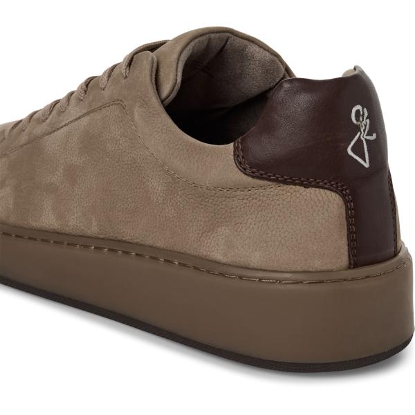 Echtleder Sneaker von Marco Tozzi by GMK, Taupe