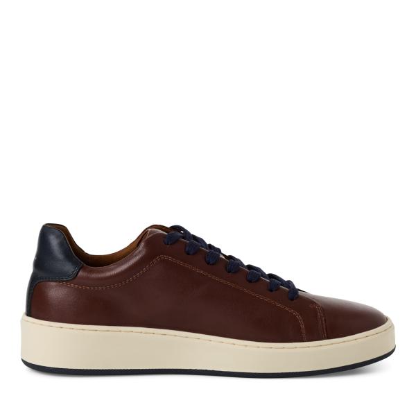 Echtleder Sneaker von Marco Tozzi by GMK, cognac