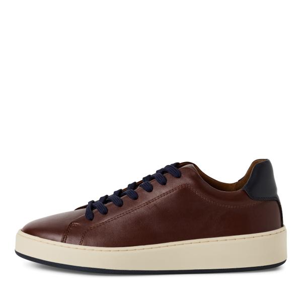 Echtleder Sneaker von Marco Tozzi by GMK, cognac
