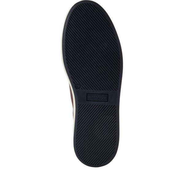 Echtleder Sneaker von Marco Tozzi by GMK, cognac