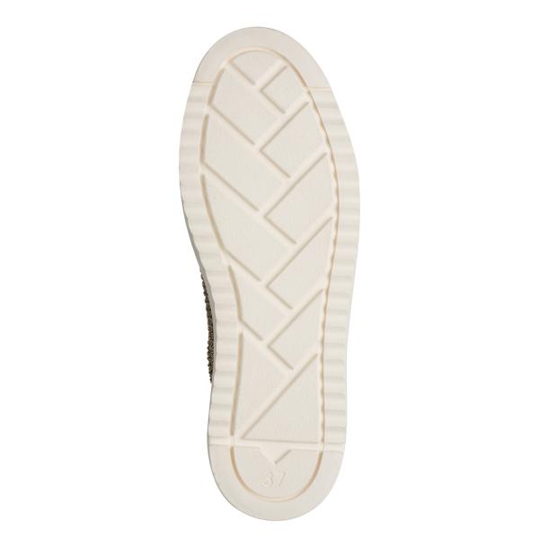 Marco Tozzi Sneaker, Gold comb. mit Strasssteinen