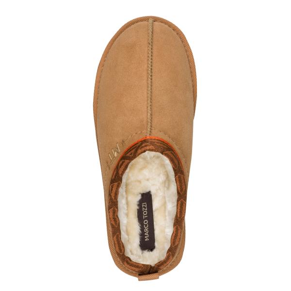 Marco Tozzi Slipper in cognac