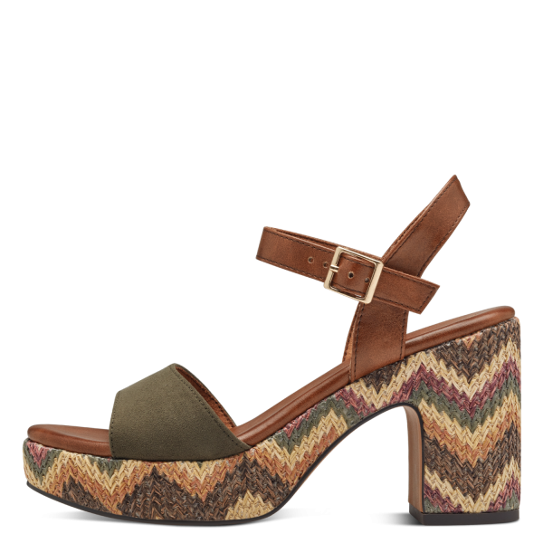 Marco Tozzi Sandalen mit Korkabsatz