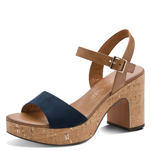 Marco Tozzi Sandalen mit Korkabsatz