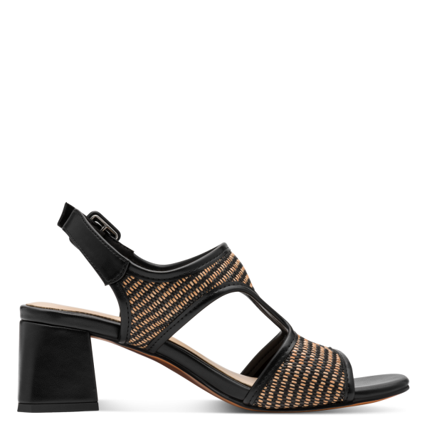 Marco Tozzi Sandalette black comb.