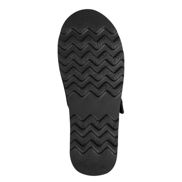 Marco Tozzi by GMK gefütterte Slipper mit Plateau, schwarz