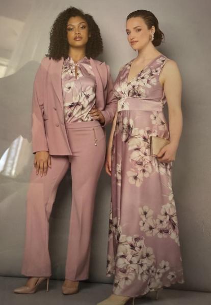 Rinascimento Anzugshose curvy in malve