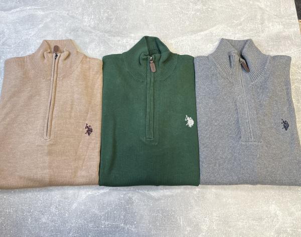U.S. Polo Assn. Herren Half-Zip-Pullover