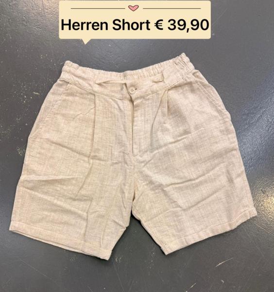 Herren Leinen Shorts